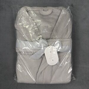 New Amy Miller Bath Robe‎ Adult Unisex Gray Luxury Robe One Size Fits Most